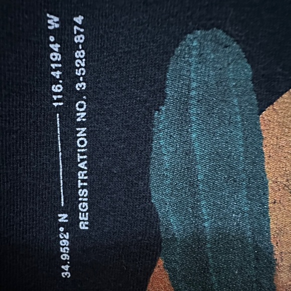 266 LIRX | Honduras Men’s Black Graphic Tee Cactus Sunset Streetwear Cotton (L) - Picture 7 of 12